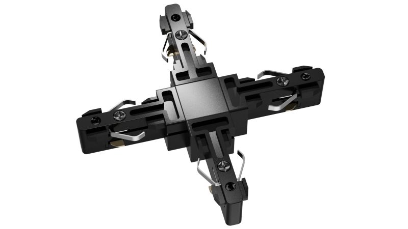 Fantasia Micro Line X-connector zwart aluminium railsysteem