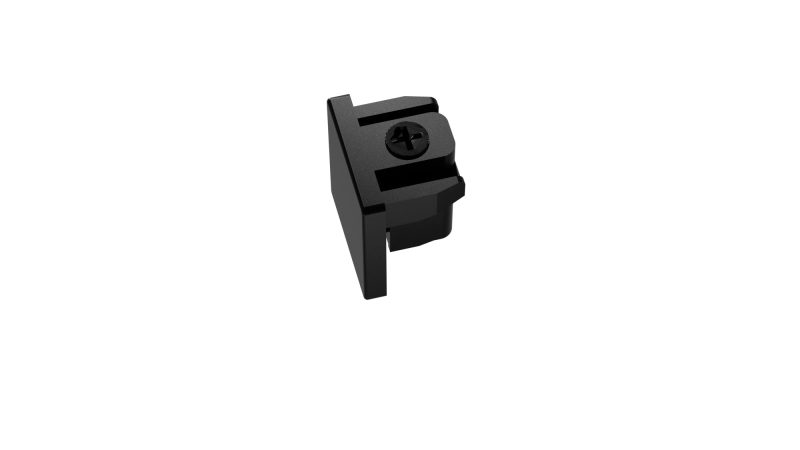Fantasia Micro Line eindkap zwart aluminium voor LED-profielsysteem