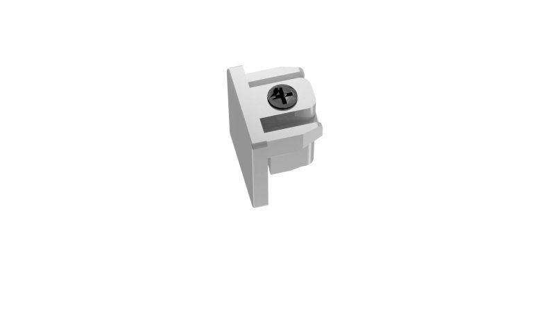 Fantasia Micro Line eindkap wit - afsluitstuk voor railverlichting