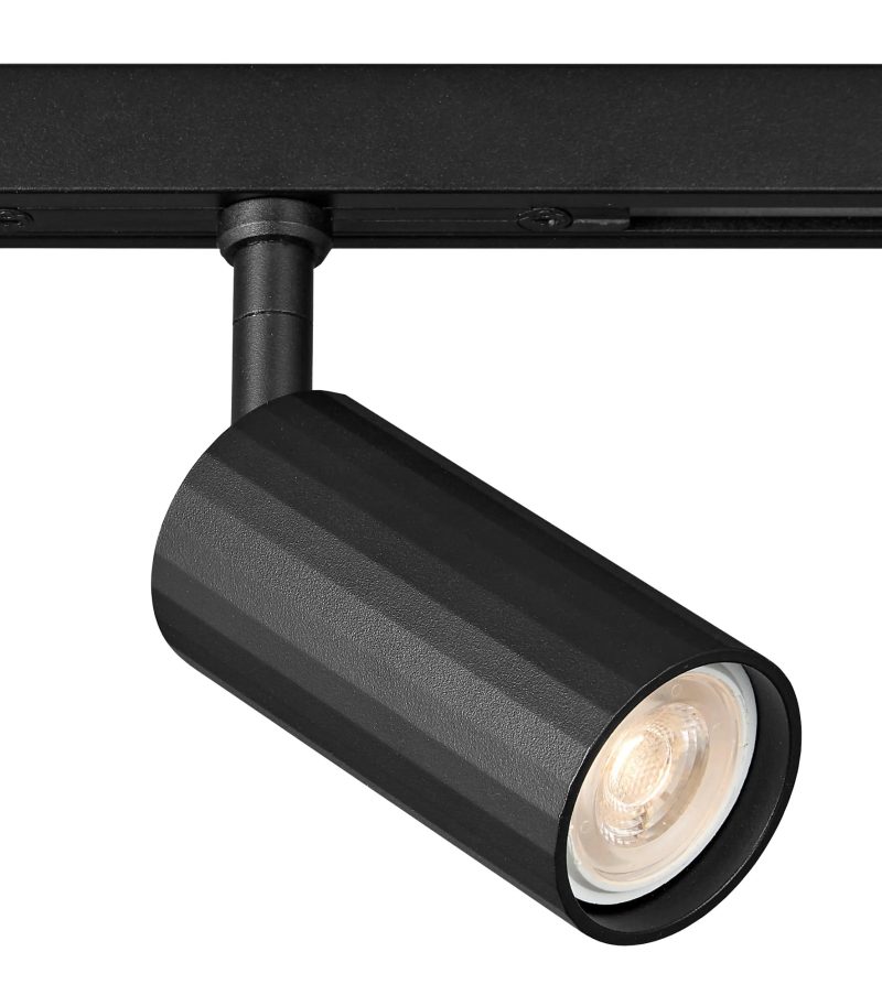 Fantasia Oryx faretto da soffitto GU10 nero alluminio orientabile