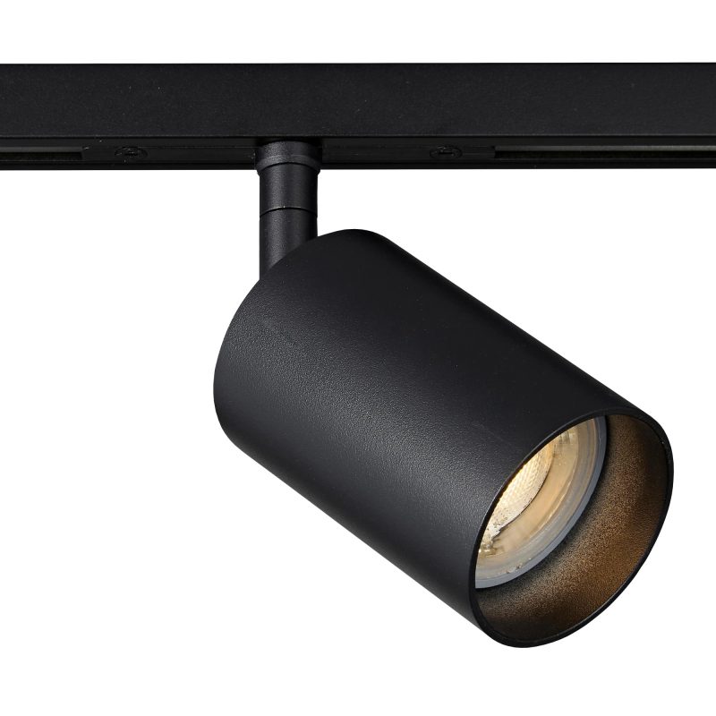 Fantasia TABOO Spot Micro Line GU10 dimbaar kantelbaar zwart aluminium