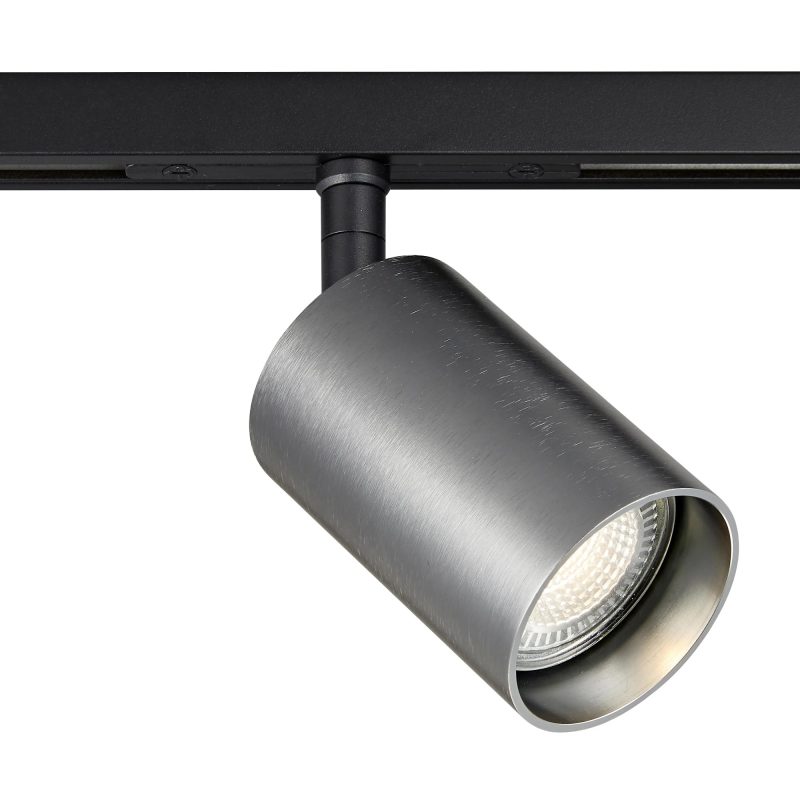 Fantasia Taboo Micro Line opbouwspot zwart/staal GU10 dimbaar
