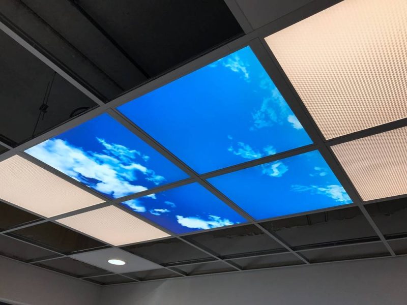 Cloud ceiling LED panel 30x120cm, 36W, 4320 lumens