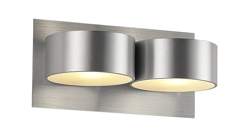 Fantasia NIC-NAC LUMIÈRE MURALE 2XG9/2,5W LED AN.ALU