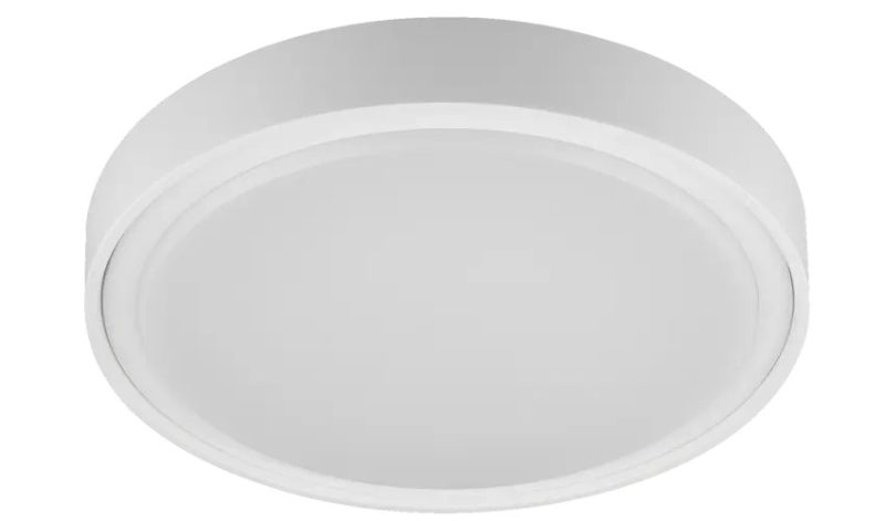 Fantasia Qijo runde Decken- oder Wandleuchte weiß 260mm IP65 16W