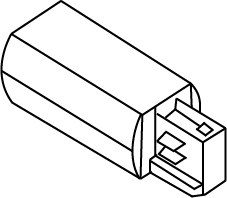 Fantasia TRACK alimentation 3 phases gauche blanche