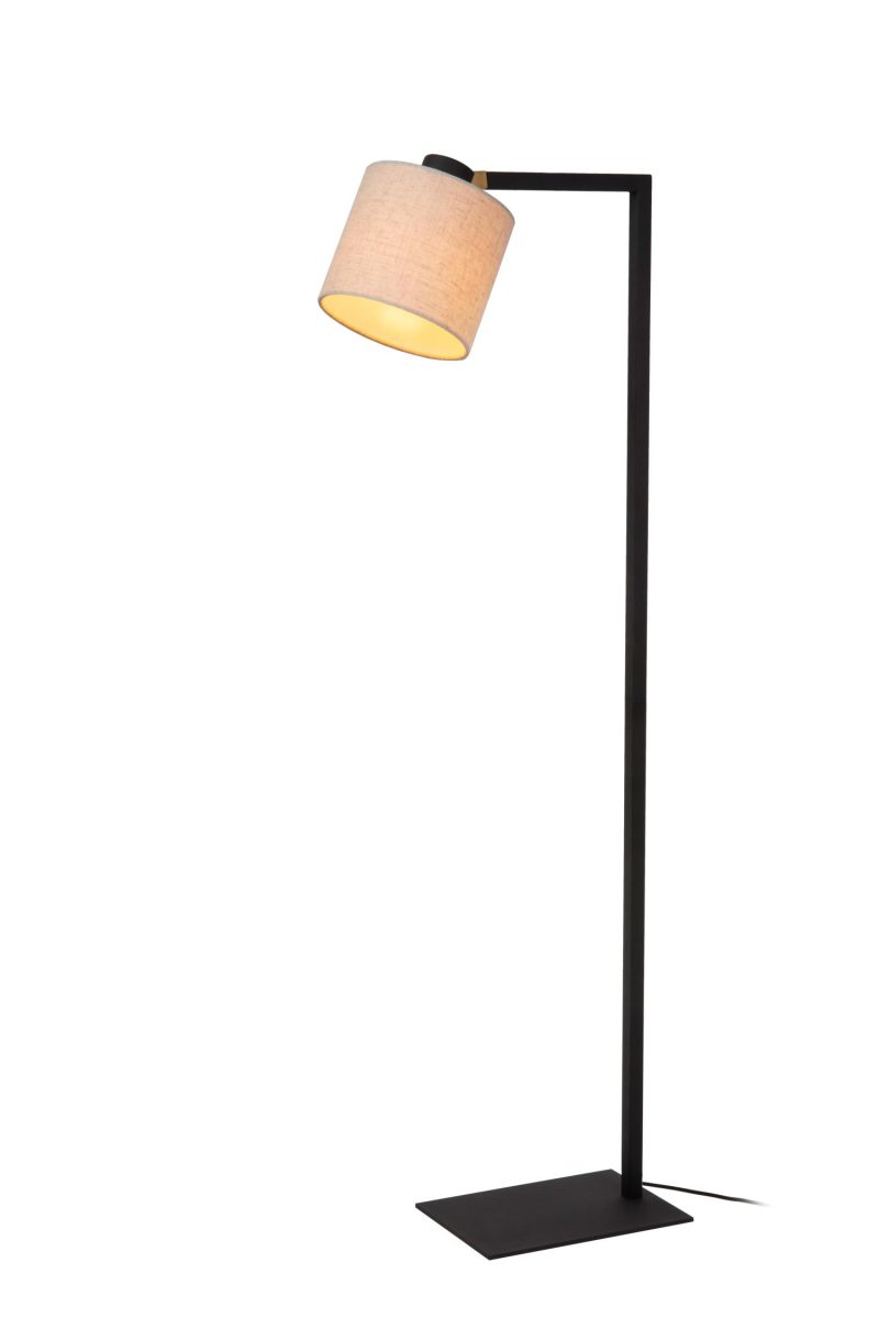 LUCIDE LESLEY - Stehlampe - 1xE27 - Schwarz