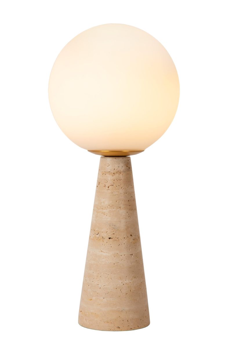 LUCIDE EVIN - Tischlampe - 1xE27 - Opal
