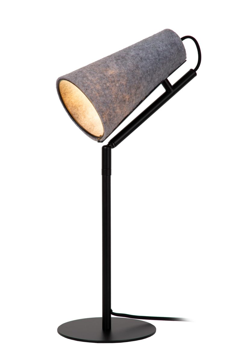 LUCIDE BENSEN - Lampe de Table - 1xE14 - Gris