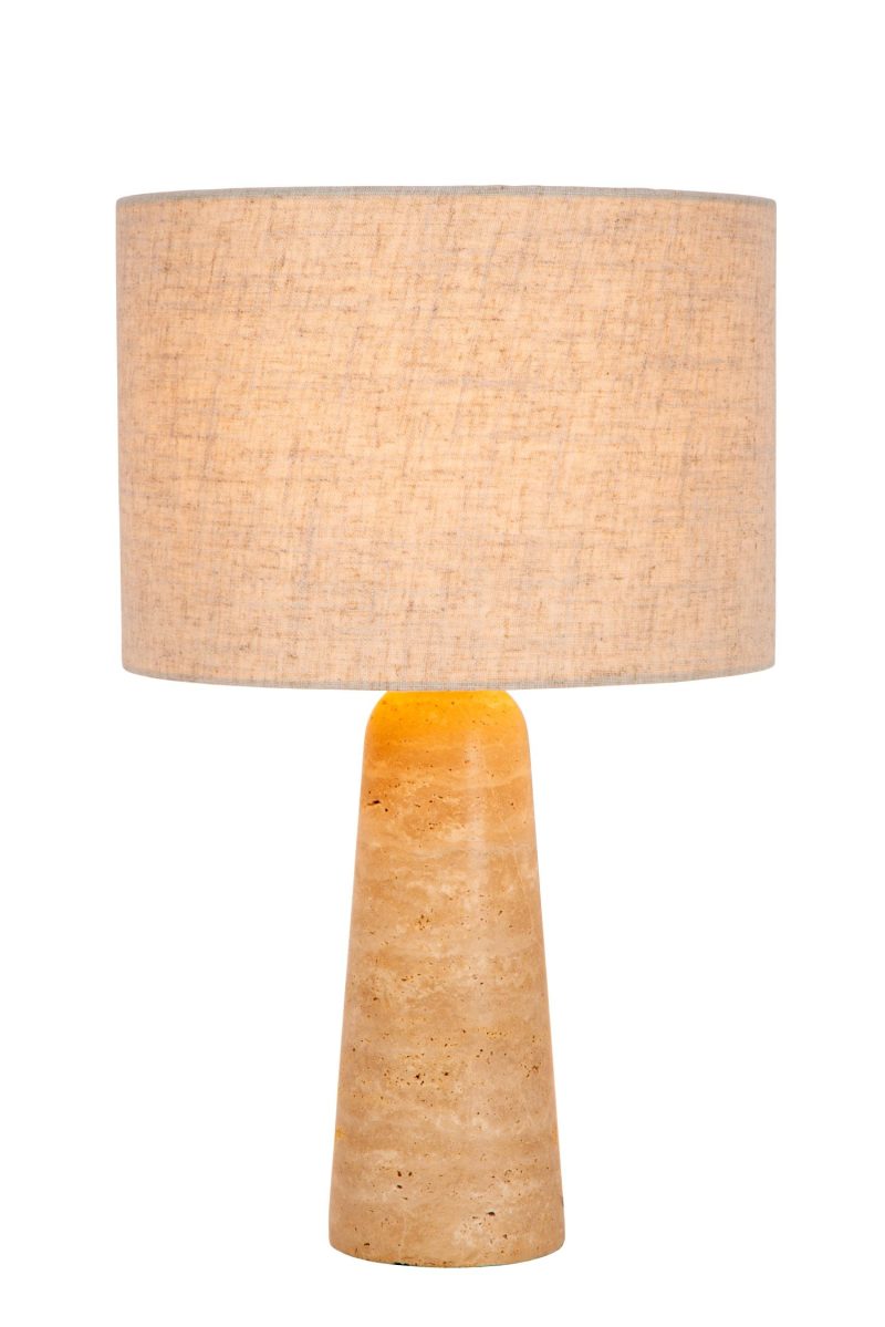 LUCIDE NIMUE - Table Lamp - Ø 30 cm - 1xE27 - Taupe