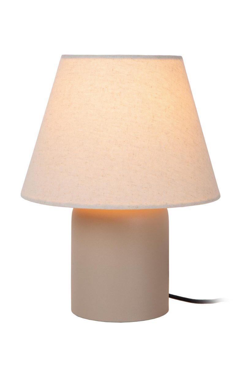 LUCIDE MACIA - Tafellamp - 1xE14 - Beige