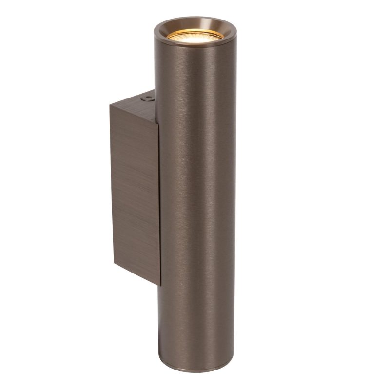 LUCIDE DUPLA - Applique / Lampada da Parete - 2xGU10 (MR11) - Caffè