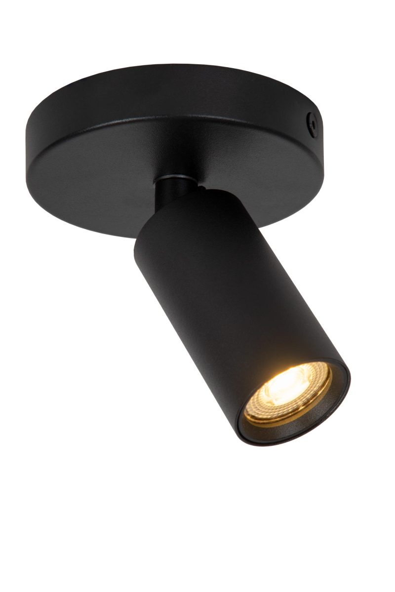 LUCIDE RITMO - Faretto da Soffitto - Ø 10 cm - 1xGU10 (MR11) - Nero