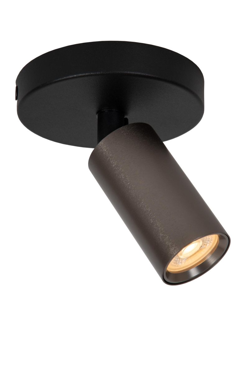 LUCIDE RITMO - Deckenstrahler - Ø 10 cm - 1xGU10 (MR11) - Kaffee