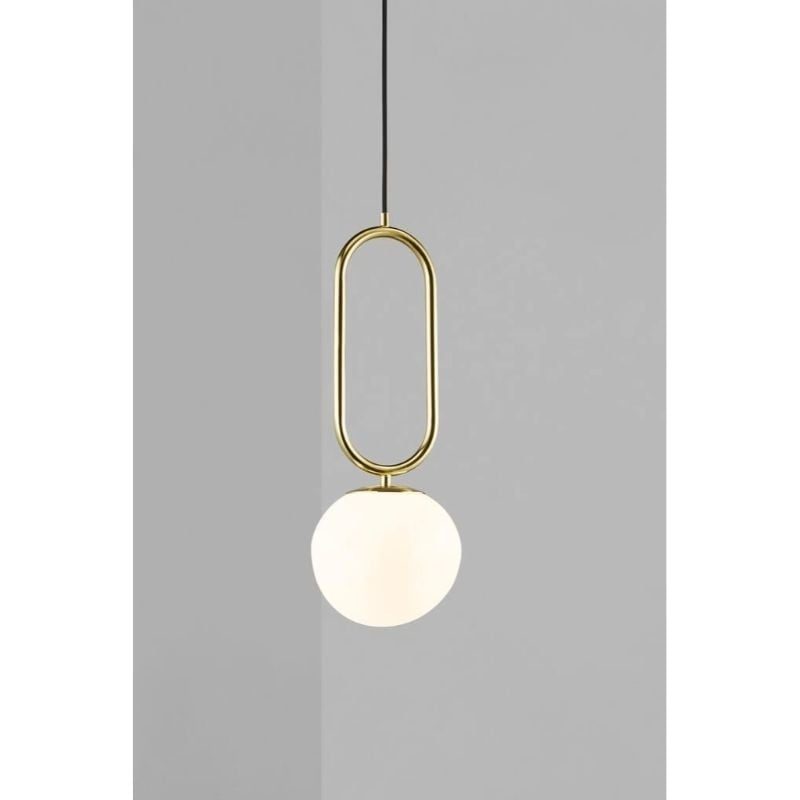 Nordlux Danish Design hanglamp wit opaal/messing E27 60,5cm