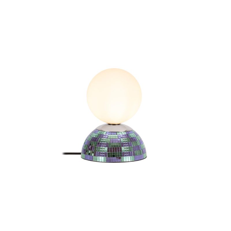 LUCIDE GLITZER - Tischlampe - Ø 14 cm - 1xG9 - Blau - Essential