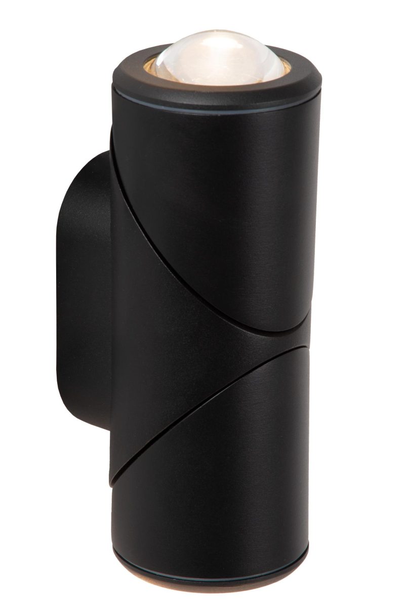 LUCIDE ERIN - Applique / Lampada da Parete Interna/Esterno - LED - 2x5W 2700K - Nero