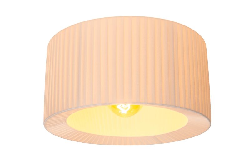 LUCIDE FOLD - Plafoniera - Ø 40 cm - 1xE27 - Bianca