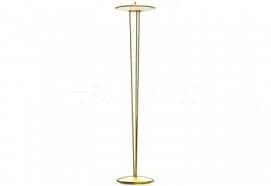 Nordlux Art-Deco-Stehlampe weiß opal/Messing, 15W LED 900lm dimmbar