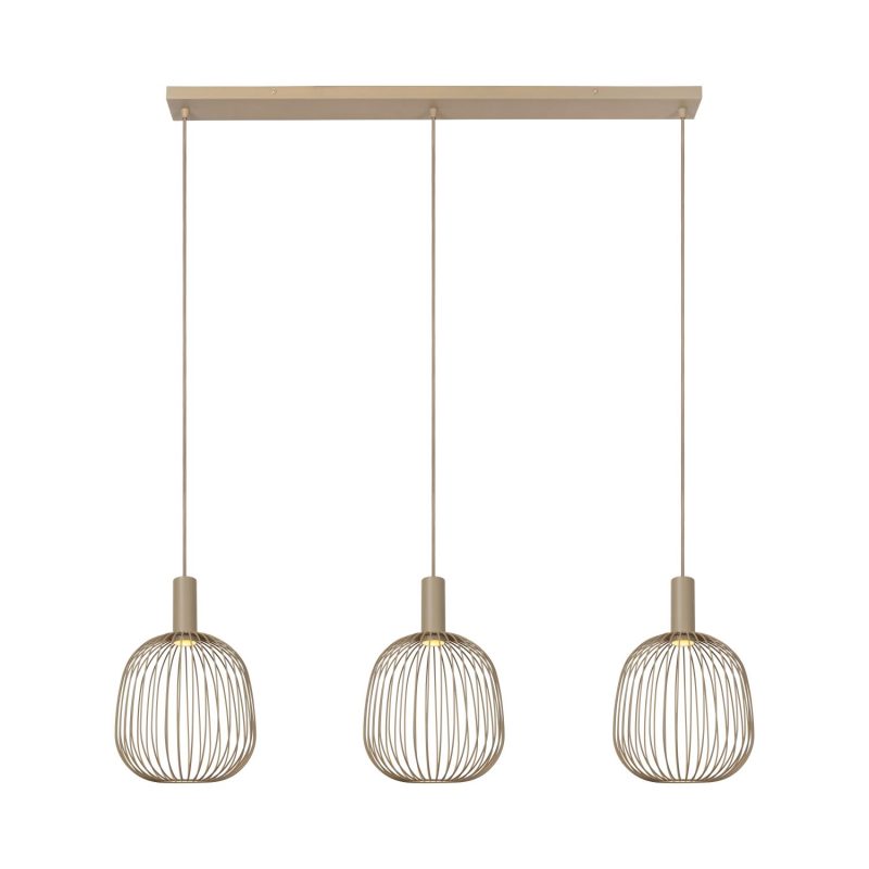 LUCIDE ESTEREL - Lampada a Sospensione - 3xGU10 (MR11) - Taupe - Essential