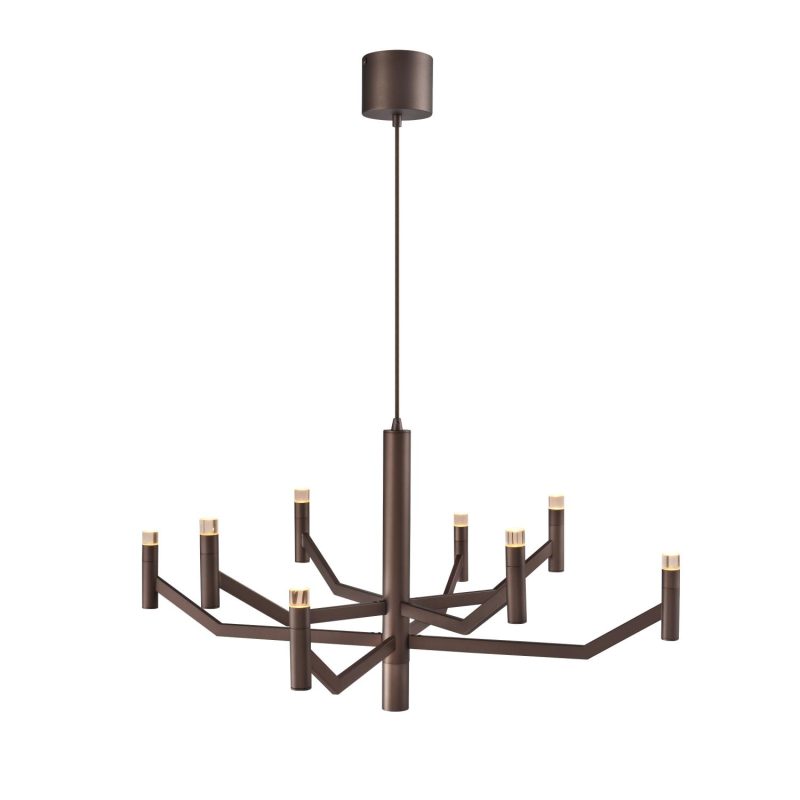 LUCIDE WELLINGTON - Pendelleuchte - Ø 80 cm - Dimmbar LED