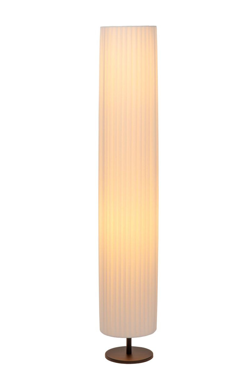 LUCIDE FOLD - Lampada da terra - Ø 20 cm - 2xE27 - Bianca