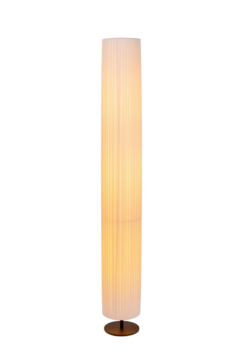 LUCIDE FOLD - Vloerlamp - Ø 20 cm - 3xE27 - Wit