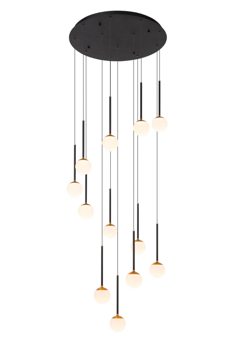 LUCIDE CALINA - Pendelleuchte - Ø 69,9 cm - Dimmbar LED