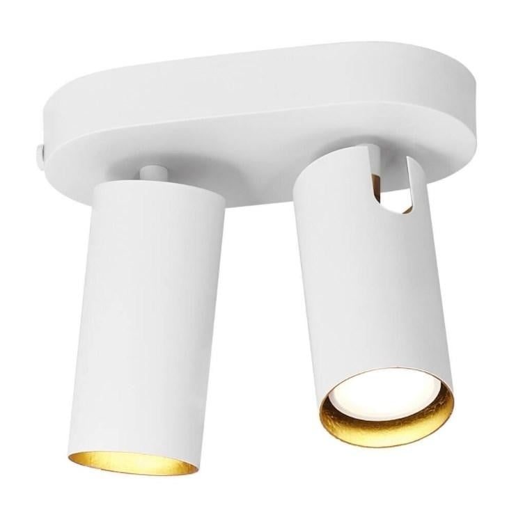 Nordlux Two-light ceiling spotlight white GU10, metal, excl. bulb