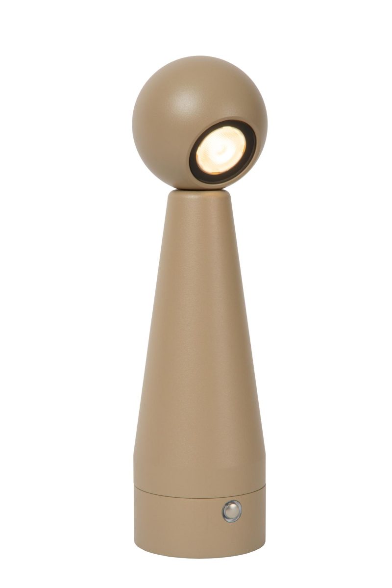 LUCIDE IPSOS - Rechargeable Table Lamp - Battery/LED Dim.