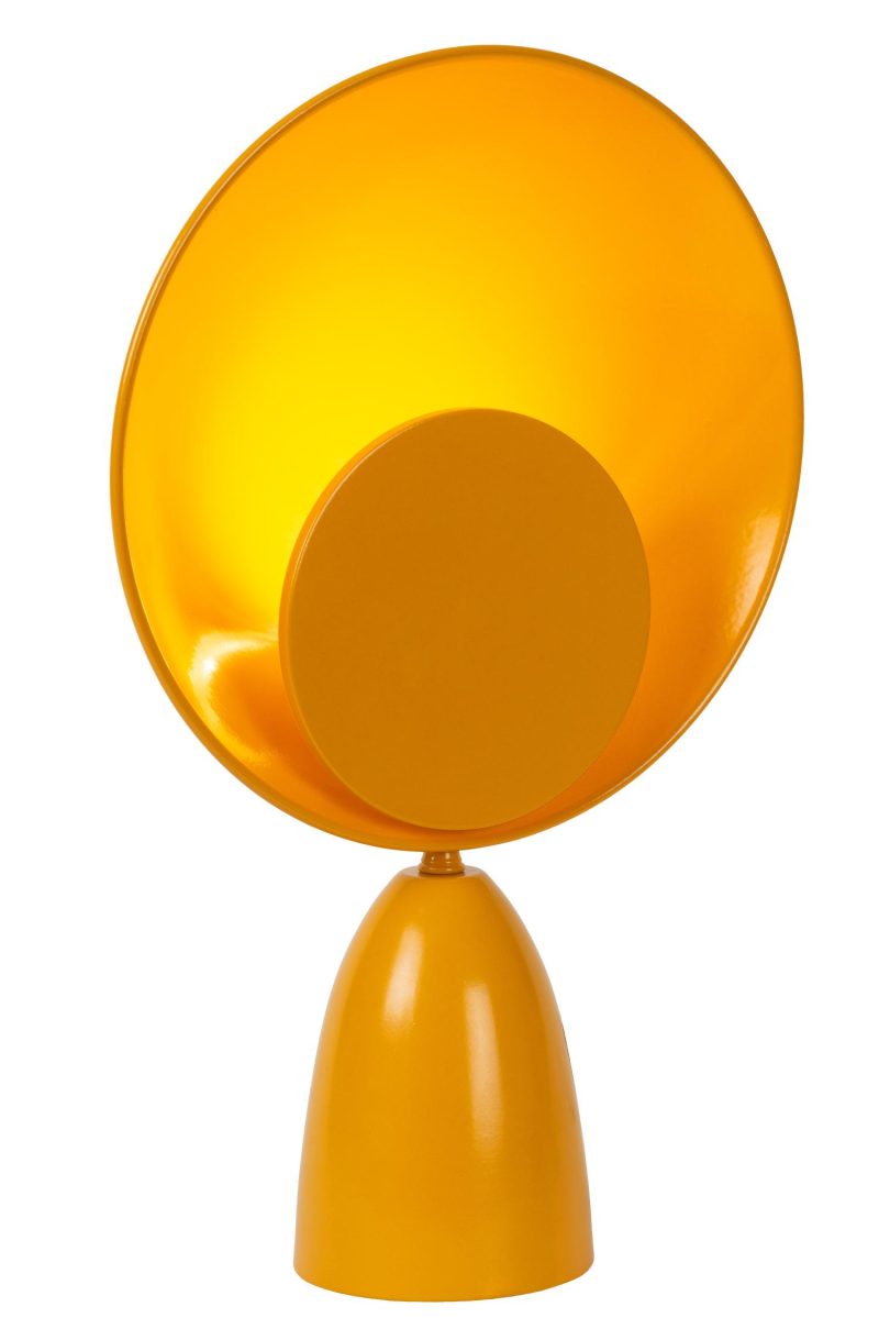 LUCIDE CASTAMAR - Table Lamp - Ø 25.5 cm - LED - 1x8W 2100K - Ocher Yellow