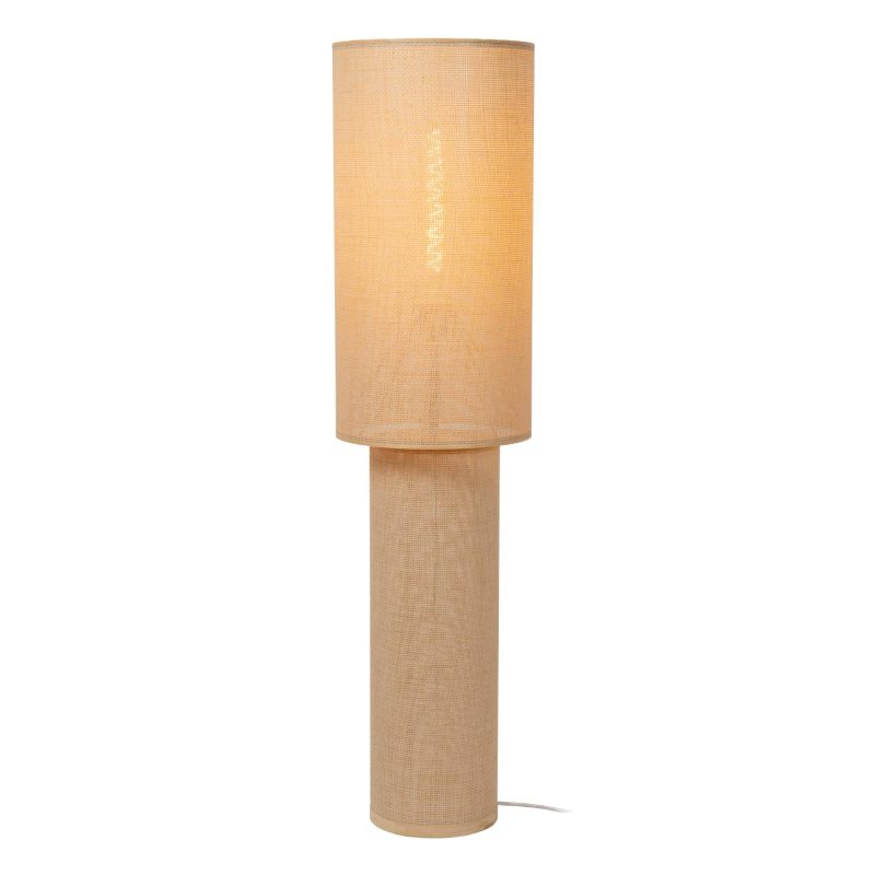 LUCIDE SALISBURY - Lámpara de pie - Ø 30 cm - 1xE27 - Natural - Essential