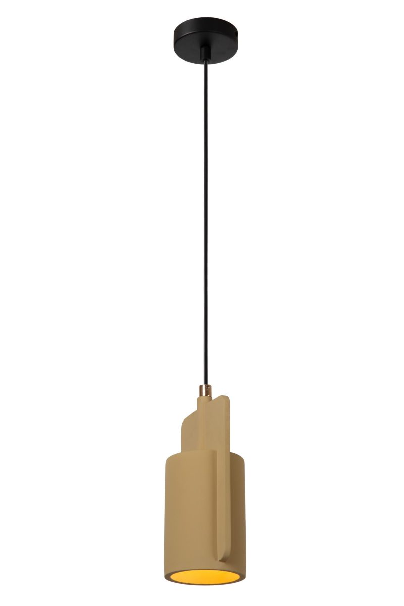 LUCIDE NINJA - Lampada a Sospensione - Ø 11,5 cm - 1xE27 - Gialla
