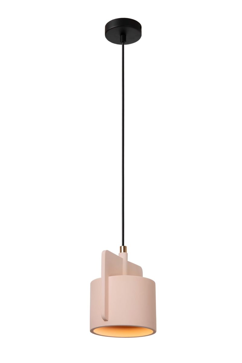 LUCIDE NINJA - Pendelleuchte - Ø 16 cm - 1xE27 - Rosa