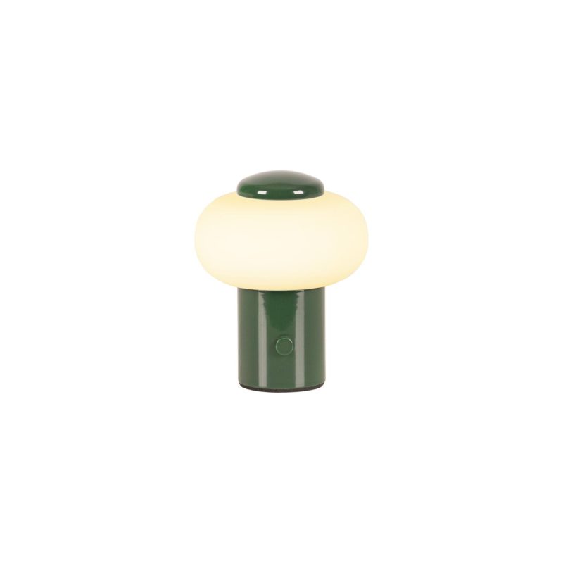 LUCIDE GUSTAV - Lampe de Table Rechargeable - Accu/Batterie - Ø 8 cm - LED Dim.