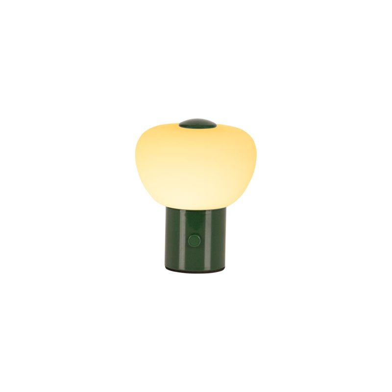 LUCIDE GUSTAV - Rechargeable Table Lamp - Battery/Accu - Ø 8 cm - Dimmable LED