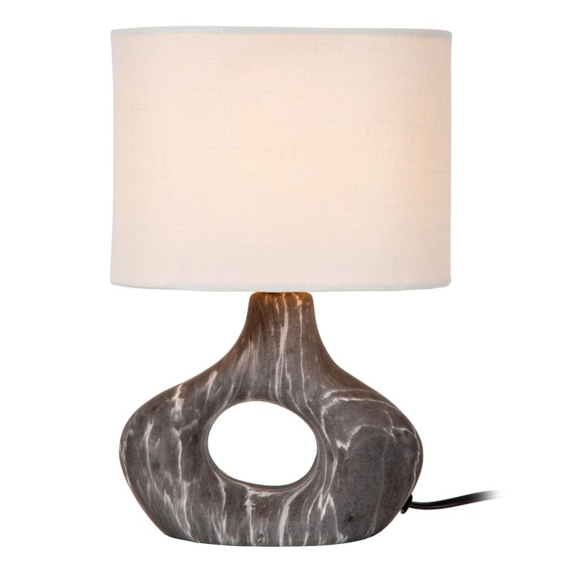 LUCIDE TOMEO - Table Lamp - 1xE14 - Black - Essential