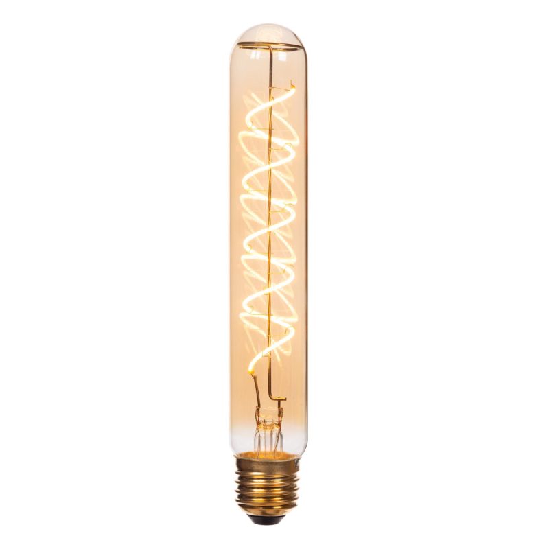 LUCIDE T32 - Filamentlampe - Ø 3,2 cm - LED 3 StepDim (Memory) - E27 - 1x4,9W 2200K - Amber