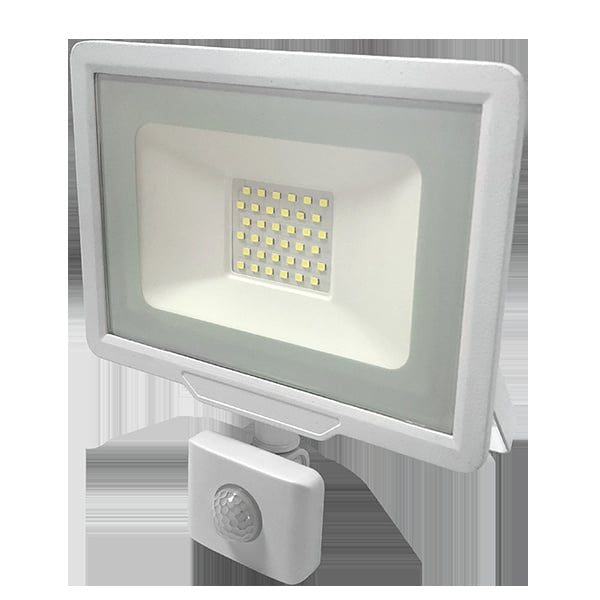 City Line foco LED 50W SMD blanco IP65 con sensor
