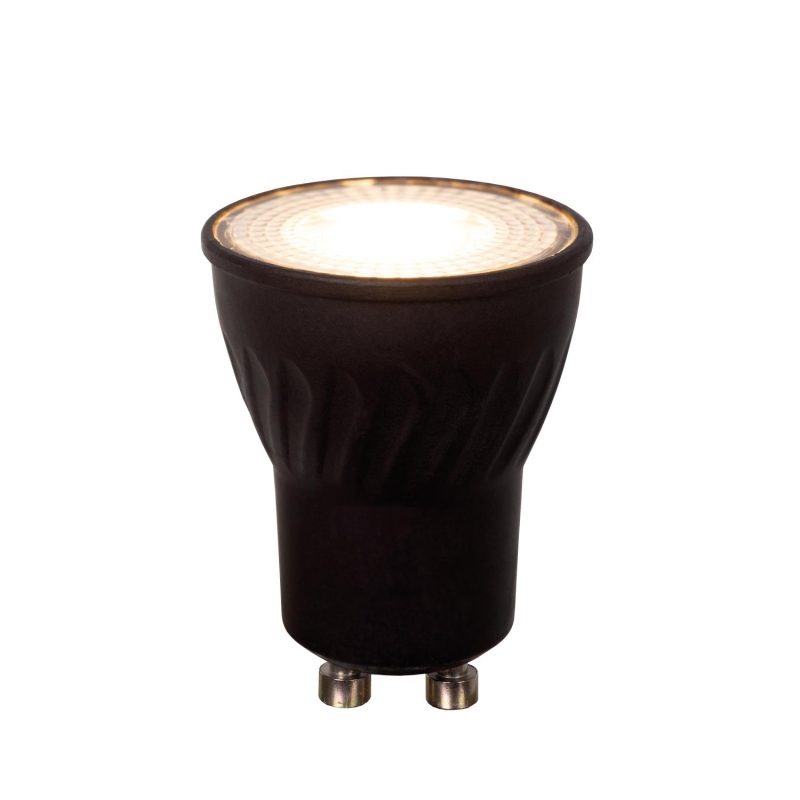 LUCIDE MR11 - Led lamp - Ø 3,5 cm - LED Dim to warm - GU10 (MR11) - 1x4W 2200K/3000K - Zwart