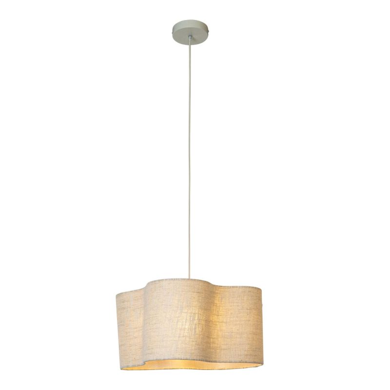 LUCIDE CHANTAL - Hanglamp - 1xE27 - Beige - Essential