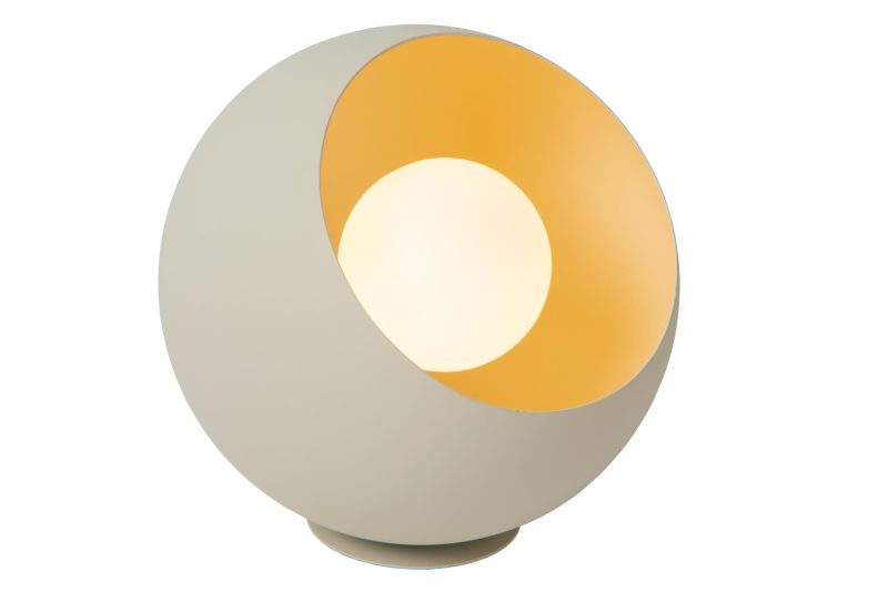LUCIDE DOREDOS - Lampe de Table - Ø 20 cm - 1xE27 - Beige
