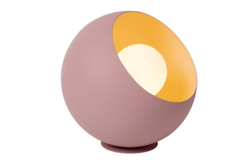 LUCIDE DOREDOS - Lampe de Table - Ø 20 cm - 1xE27 - Rose