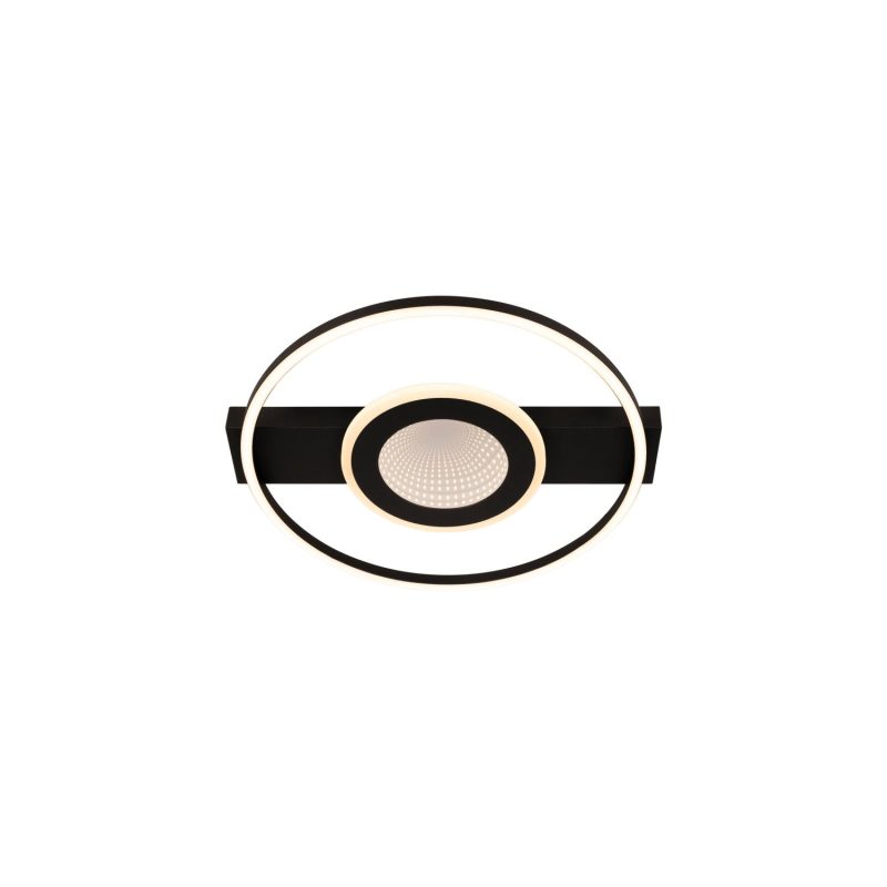 LUCIDE MARCIA - Ceiling Light - LED 3 StepDim - 1x32W 2700K - Black - Essential
