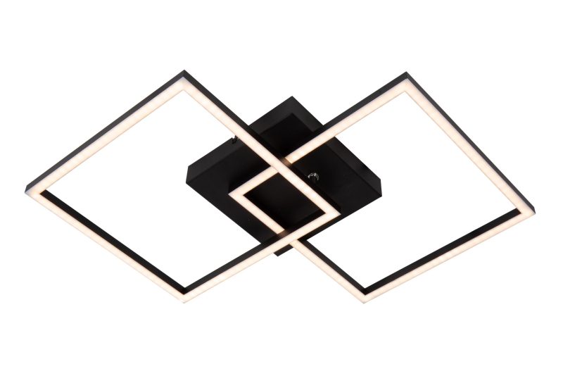 LUCIDE ARIANNE - Deckenleuchte - LED - CCT - 1x23W 2700K/4000K - Schwarz