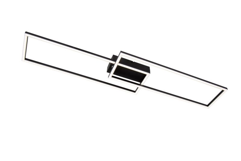 LUCIDE ARIANNE - Lampada da Soffitto - LED - CCT - 1x23W 2700K/4000K - Nera