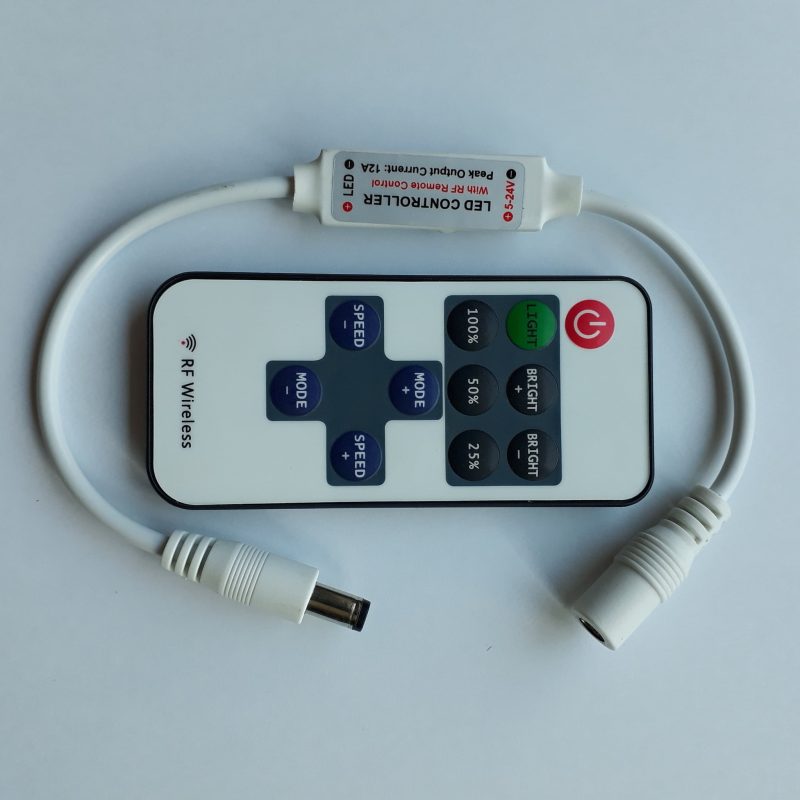 Dimming module 5-24V DC with remote control for low-voltage lighting