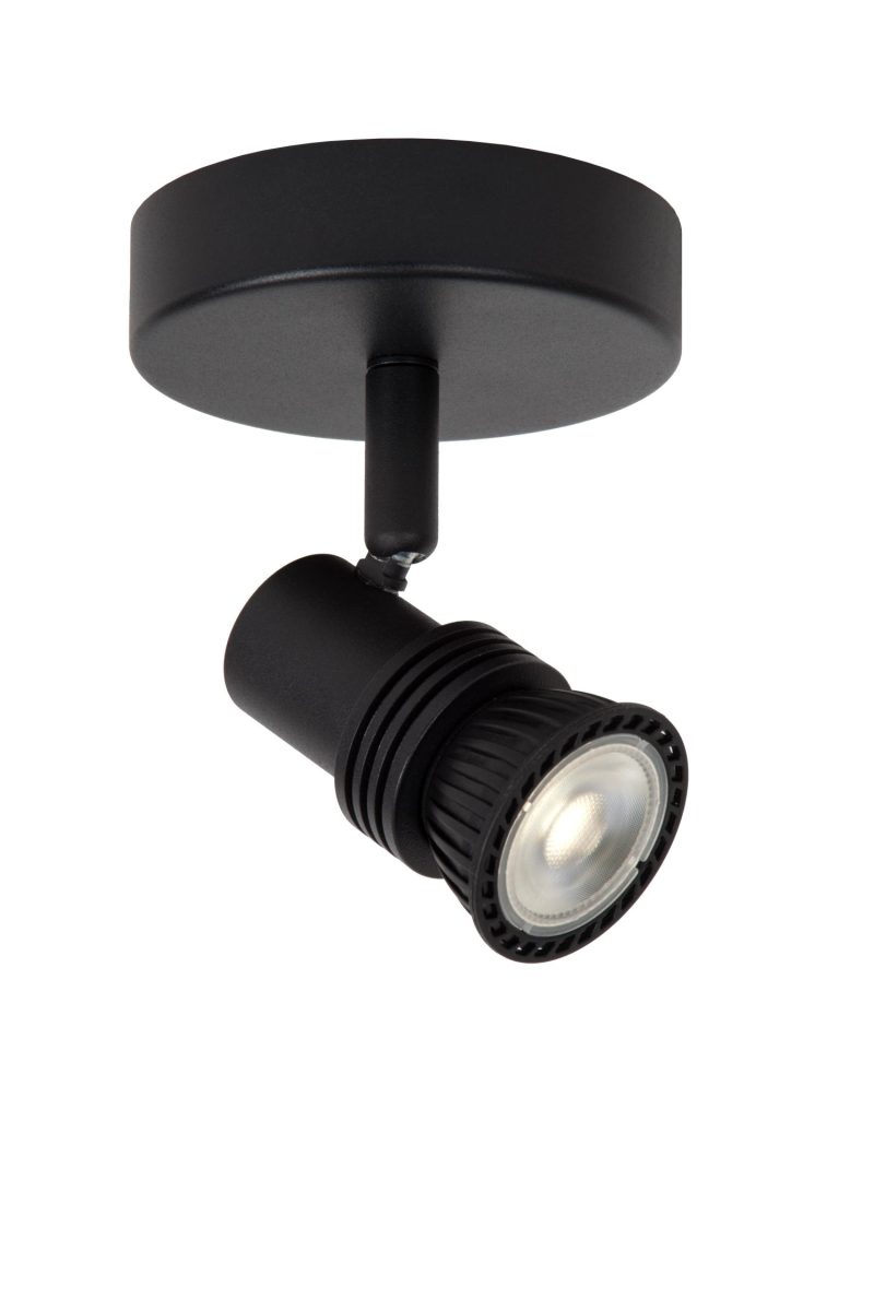 LUCIDE KIANTI - Deckenstrahler - Ø 10 cm - 1xGU10 (MR16) - Schwarz