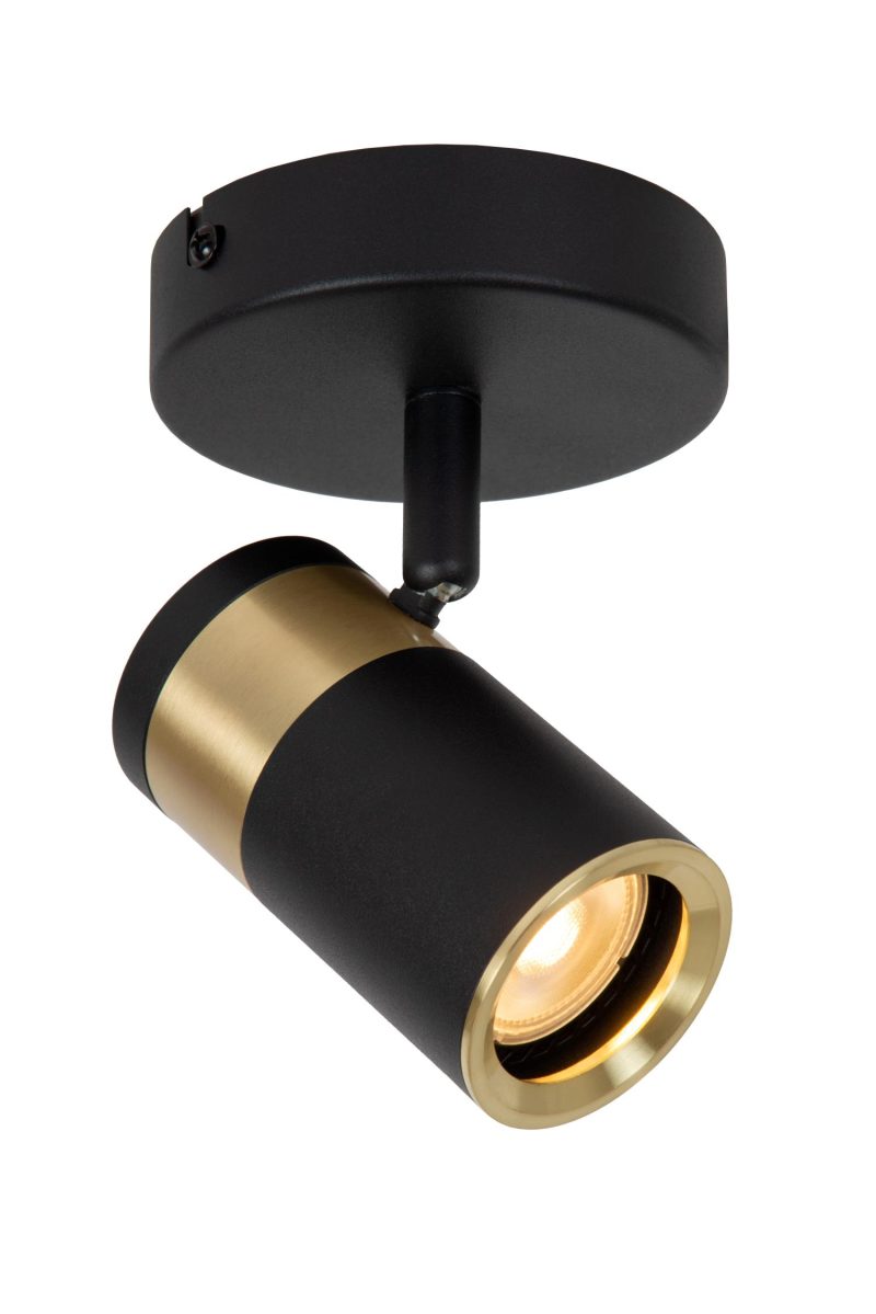 LUCIDE GORIK - Ceiling Spot - 1xGU10 (MR16) - Black