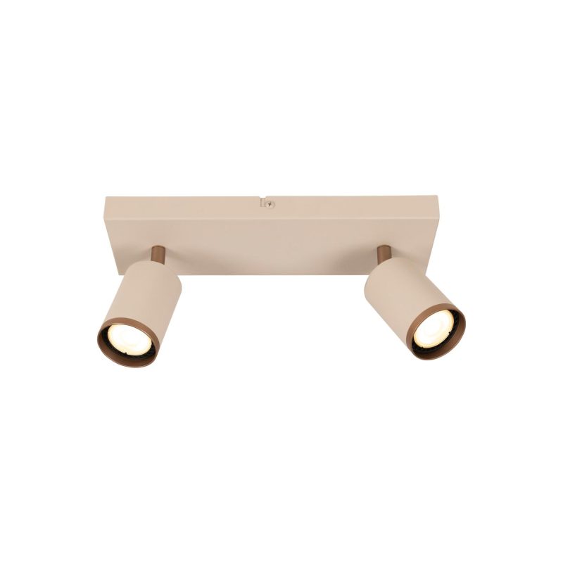 LUCIDE REGINA - Faretto da Soffitto - 2xGU10 (MR16) - Taupe - Essenziale